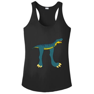 Happy Pi Day Dino Dinosaur T Rex Math Lover Boy Girl Ladies PosiCharge Competitor Racerback Tank