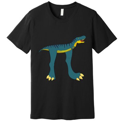 Happy Pi Day Dino Dinosaur T Rex Math Lover Boy Girl Premium T-Shirt