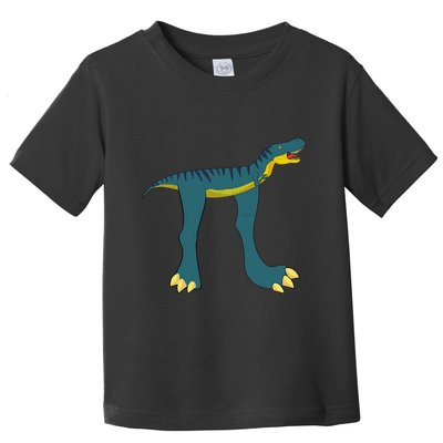 Happy Pi Day Dino Dinosaur T Rex Math Lover Boy Girl Toddler T-Shirt