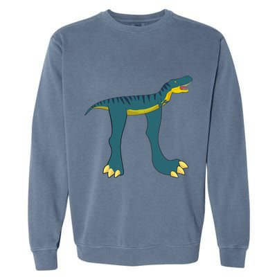 Happy Pi Day Dino Dinosaur T Rex Math Lover Boy Girl Garment-Dyed Sweatshirt
