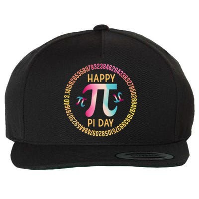 Happy Pi Day Mathematischer Mathematiklehrer Pi 3.14 Wool Snapback Cap