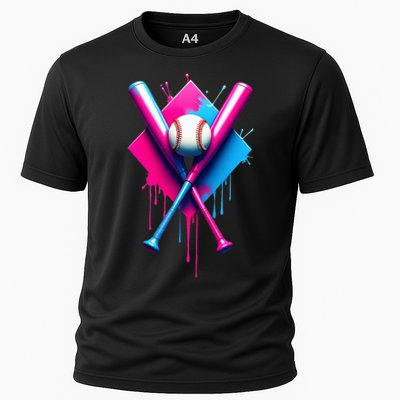 Home Plate Drip Ice Cream Softball Baseball Performance Shirt