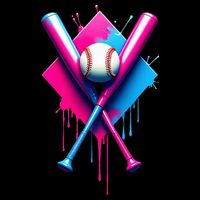 Home Plate Drip Ice Cream Softball Baseball Cooling Performance Crew T-Shirt