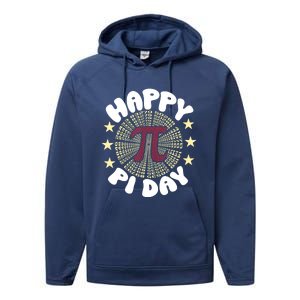 Happy Pi Day Funny Pi Mathematic Math For Teachers Performance Fleece Hoodie