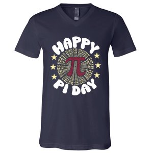 Happy Pi Day Funny Pi Mathematic Math For Teachers V-Neck T-Shirt