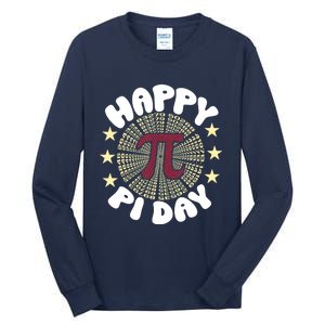 Happy Pi Day Funny Pi Mathematic Math For Teachers Tall Long Sleeve T-Shirt