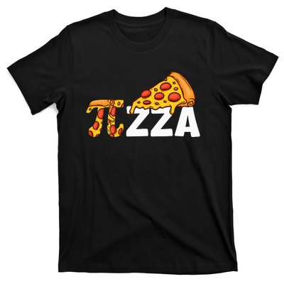 Happy Pi Day Pie Day Pizza Funny Pi Mathematic Math T-Shirt