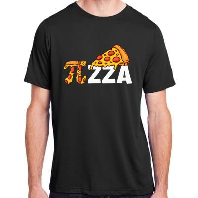 Happy Pi Day Pie Day Pizza Funny Pi Mathematic Math Adult ChromaSoft Performance T-Shirt