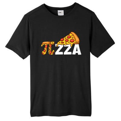 Happy Pi Day Pie Day Pizza Funny Pi Mathematic Math Tall Fusion ChromaSoft Performance T-Shirt