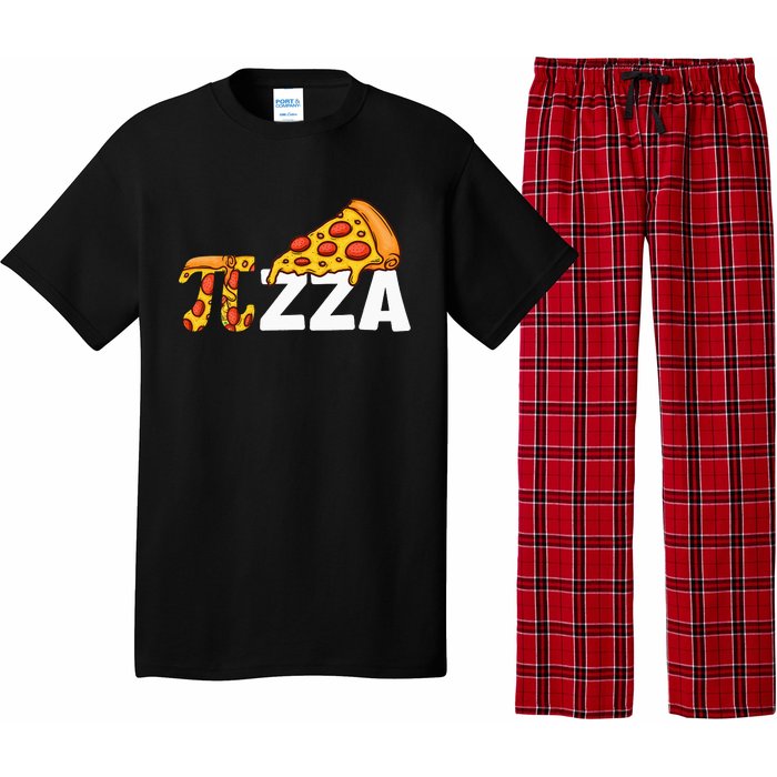 Happy Pi Day Pie Day Pizza Funny Pi Mathematic Math Pajama Set