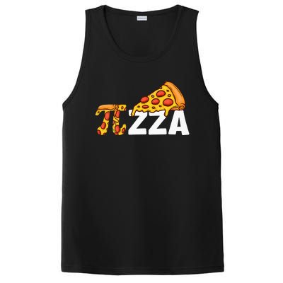 Happy Pi Day Pie Day Pizza Funny Pi Mathematic Math PosiCharge Competitor Tank