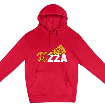 Happy Pi Day Pie Day Pizza Funny Pi Mathematic Math Premium Pullover Hoodie