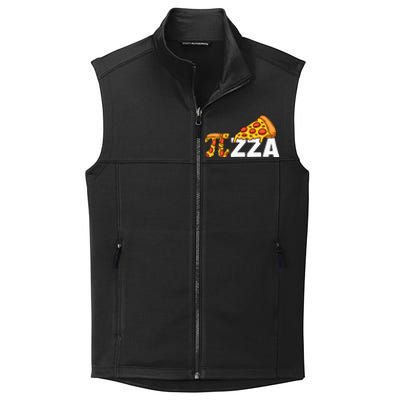 Happy Pi Day Pie Day Pizza Funny Pi Mathematic Math Collective Smooth Fleece Vest