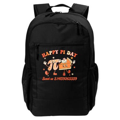Happy Pi Day Sweet As 3.14 Pie Funny Math Nerd Daily Commute Backpack