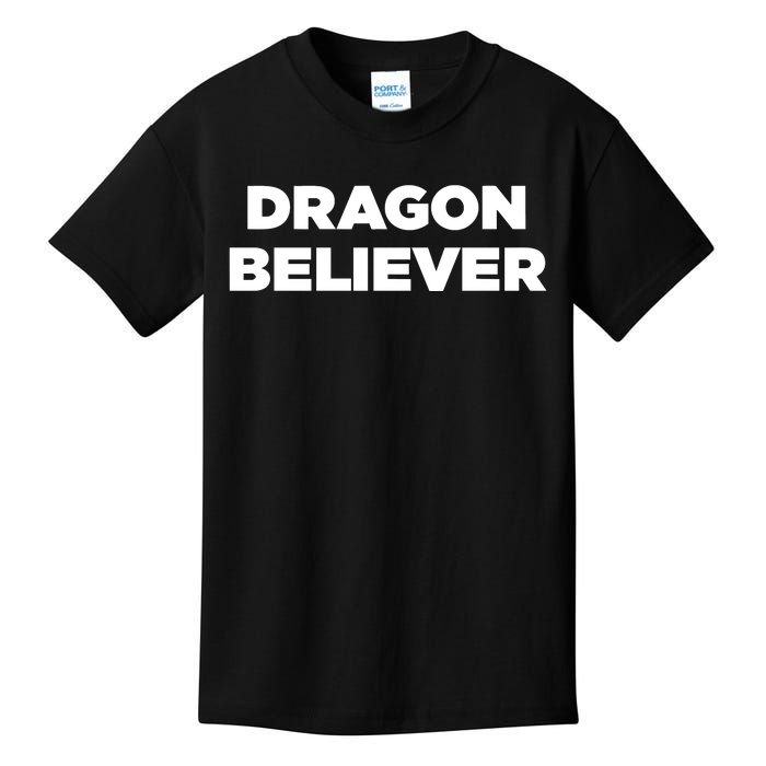 Higher Primate Dragon Believer Core Kids T-Shirt