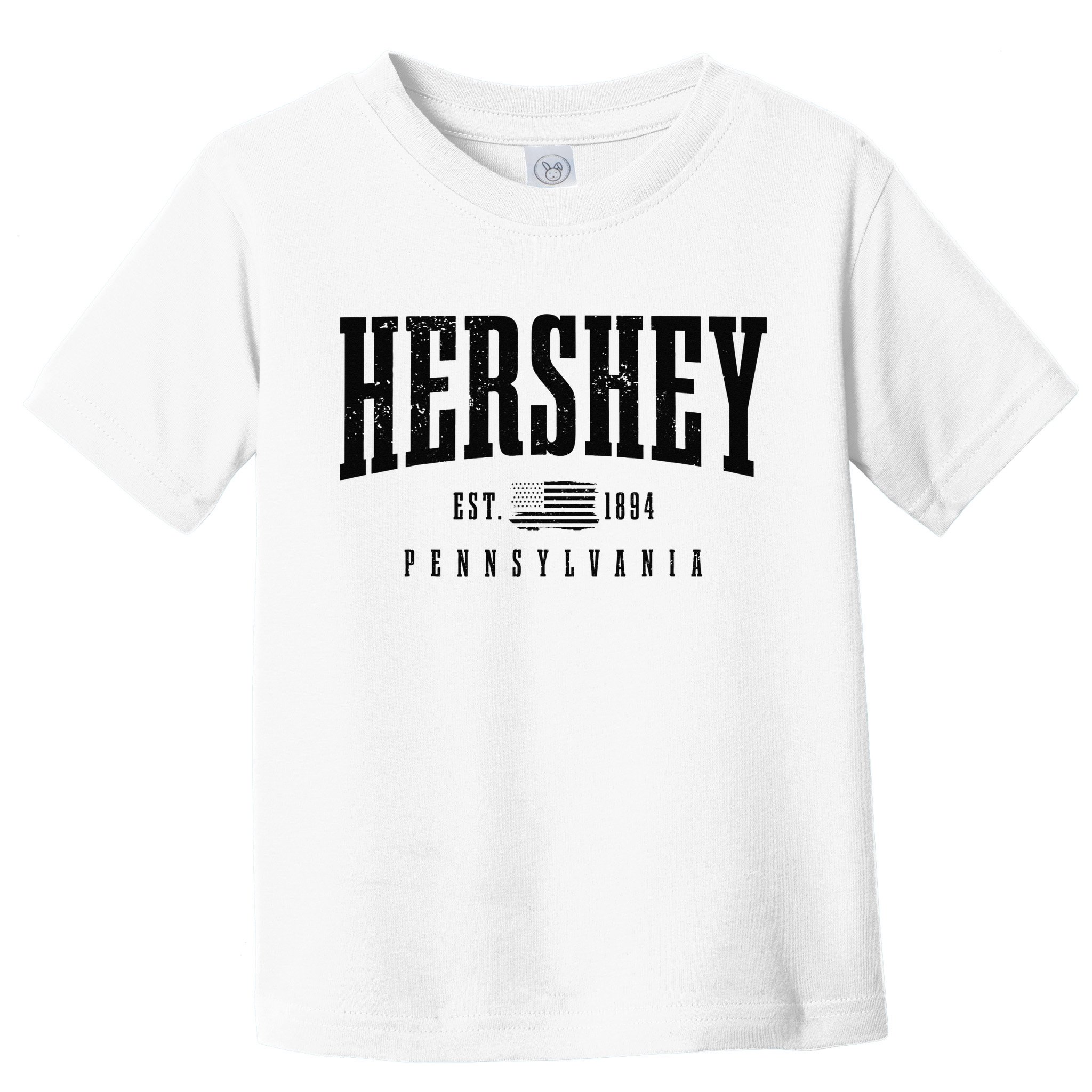 Hershey Pennsylvania Est. 1894 American Flag Patriotic Toddler T-Shirt