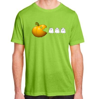 Halloween Pumpkin Eating Ghost Fall Gamer Costume Great Gift Adult ChromaSoft Performance T-Shirt