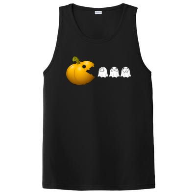 Halloween Pumpkin Eating Ghost Fall Gamer Costume Great Gift PosiCharge Competitor Tank