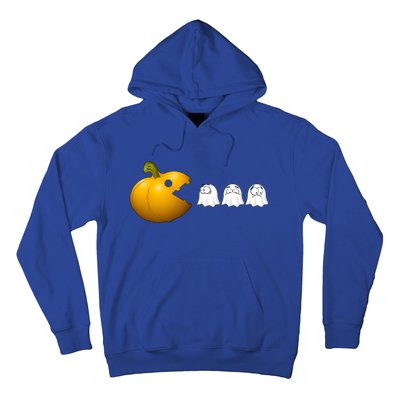 Halloween Pumpkin Eating Ghost Fall Gamer Costume Great Gift Hoodie