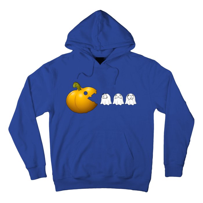 Halloween Pumpkin Eating Ghost Fall Gamer Costume Great Gift Hoodie