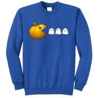 Halloween Pumpkin Eating Ghost Fall Gamer Costume Great Gift Sweatshirt