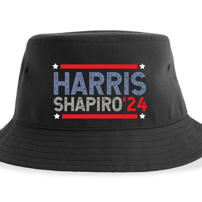 Harrisshapiro2024 President Election Sustainable Bucket Hat