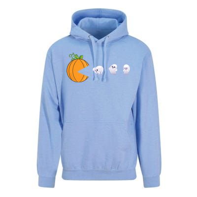 Halloween Pumpkin Eating Ghosts Funny Cute Gift Unisex Surf Hoodie