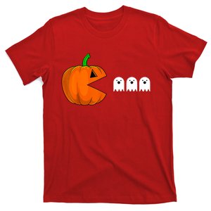 Halloween Pumpkin Eating Ghost Gamer For T-Shirt