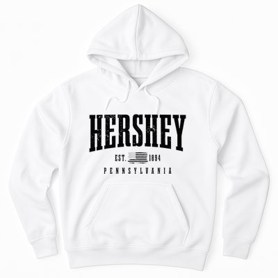 Hershey Pennsylvania Est. 1894 American Flag Patriotic Hoodie