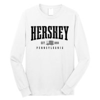 Hershey Pennsylvania Est. 1894 American Flag Patriotic Long Sleeve Shirt