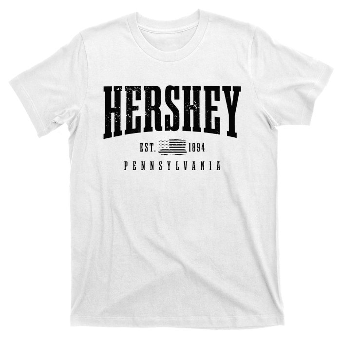 Hershey Pennsylvania Est. 1894 American Flag Patriotic T-Shirt