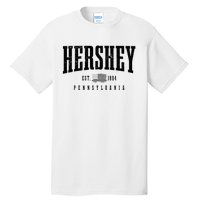 Hershey Pennsylvania Est. 1894 American Flag Patriotic Tall T-Shirt