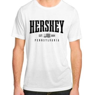 Hershey Pennsylvania Est. 1894 American Flag Patriotic Adult ChromaSoft Performance T-Shirt