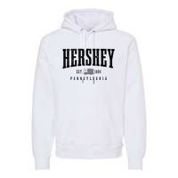 Hershey Pennsylvania Est. 1894 American Flag Patriotic Premium Hoodie