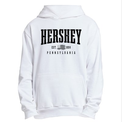 Hershey Pennsylvania Est. 1894 American Flag Patriotic Urban Pullover Hoodie