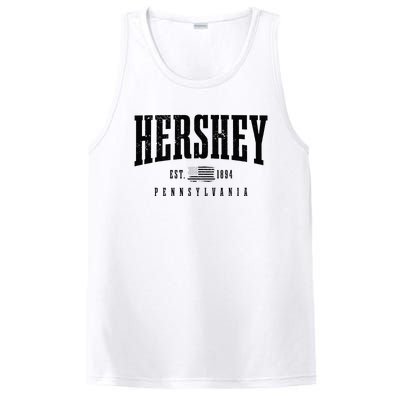 Hershey Pennsylvania Est. 1894 American Flag Patriotic PosiCharge Competitor Tank