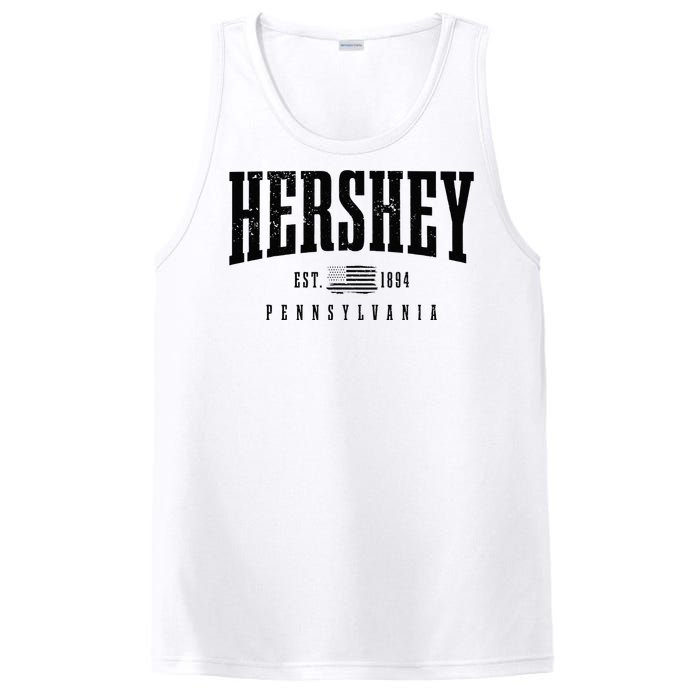 Hershey Pennsylvania Est. 1894 American Flag Patriotic PosiCharge Competitor Tank