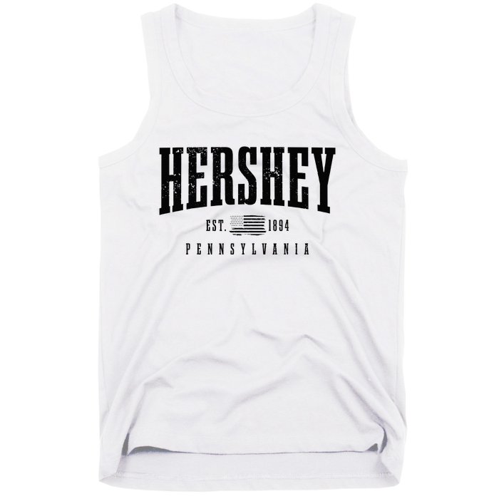 Hershey Pennsylvania Est. 1894 American Flag Patriotic Tank Top