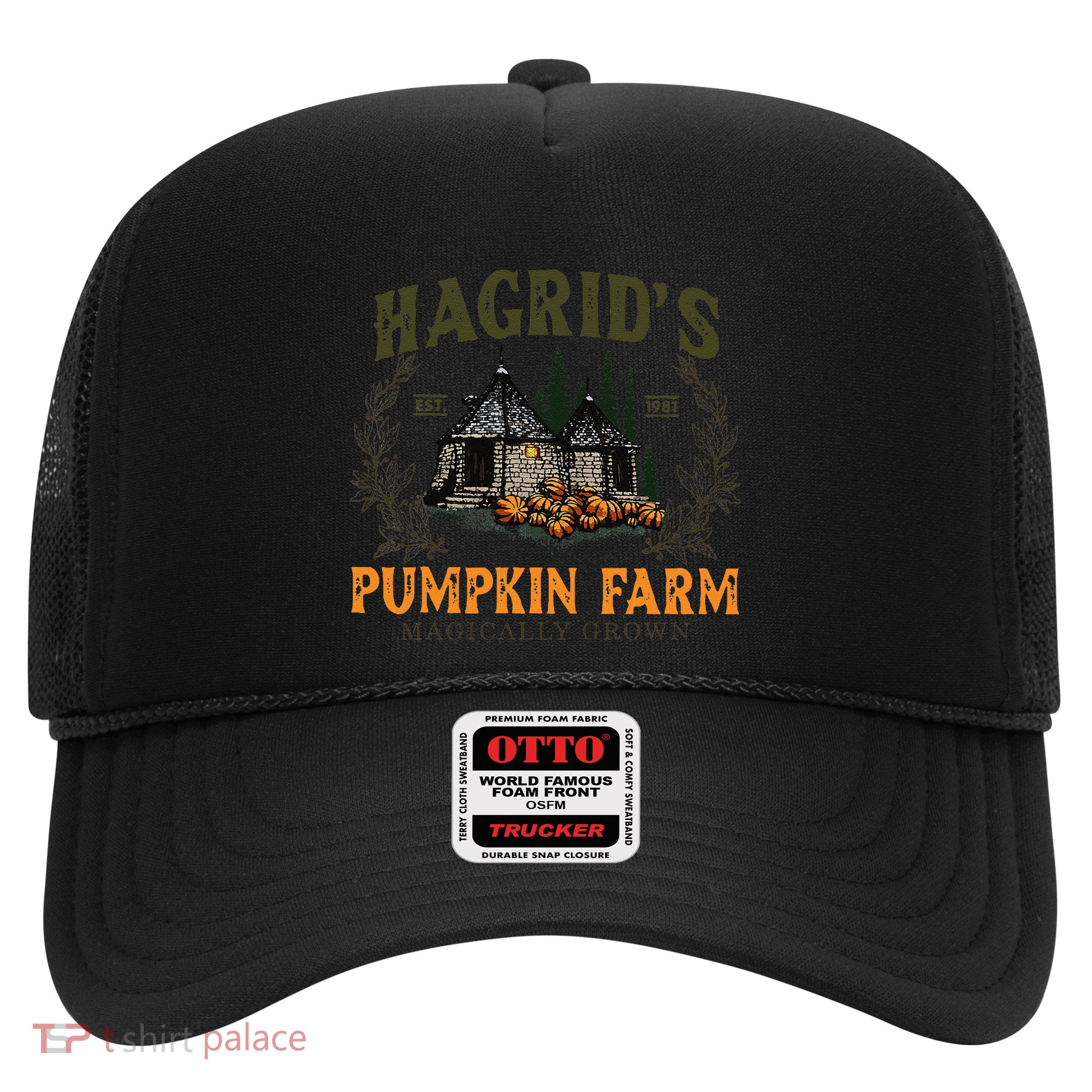 Hagrids Pumpkin Farm Magically Grown Halloween Spooky Season Gift Trucker Hat