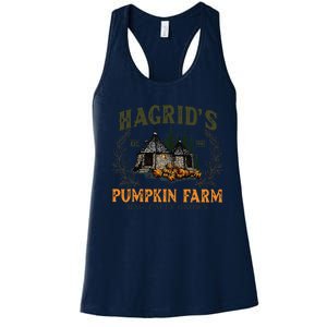 Hagrids Pumpkin Farm Magically Grown Halloween Spooky Season Gift Women's Racerback Tank