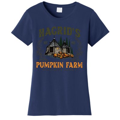 Hagrids Pumpkin Farm Magically Grown Halloween Spooky Season Gift Women's T-Shirt