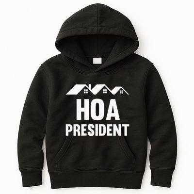 Hoa President Funny Homeowners Association Kids Hoodie