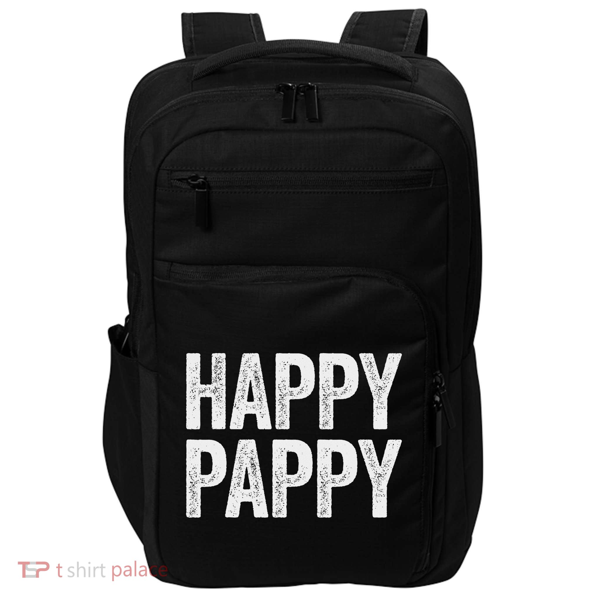Happy Pappy Fathers Day Pappy Impact Tech Backpack