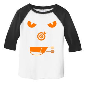 Halloween Pumpkin Face Recurve Bow Lovers Gift Archery Funny Gift Great Gift Toddler Fine Jersey T-Shirt