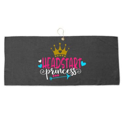 Headstart Princess First Day Of School Back To School Large Microfiber Waffle Golf Towel