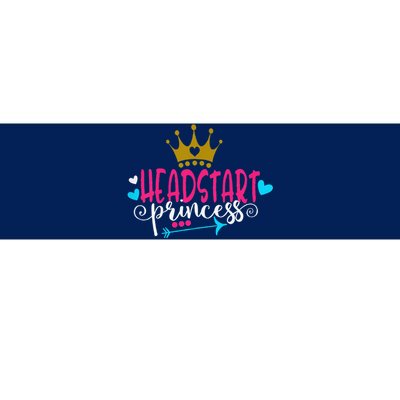 Headstart Princess First Day Of School Back To School Bumper Sticker