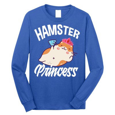 Hamster Princess Funny Hamster Lover Gift Long Sleeve Shirt