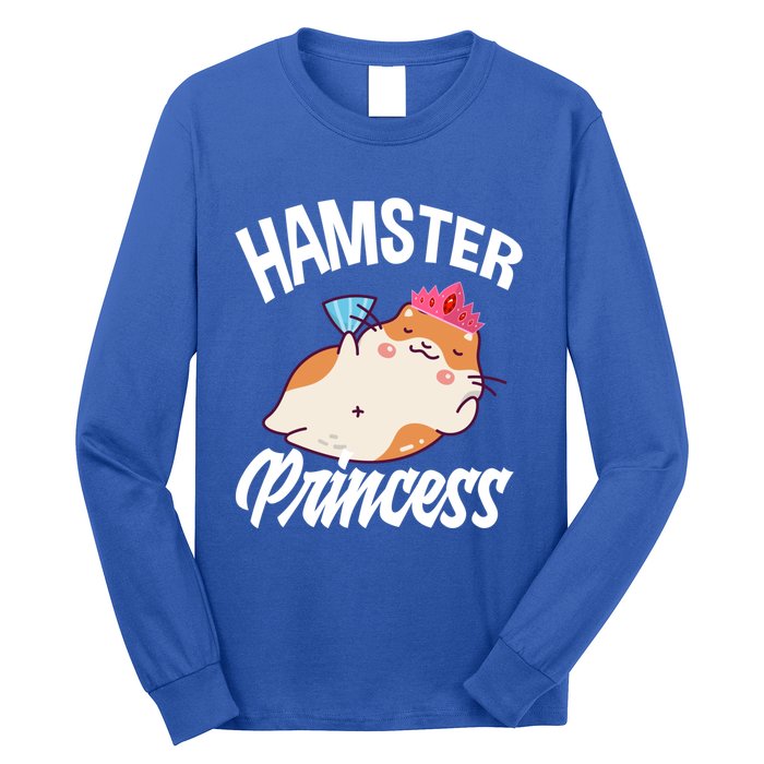 Hamster Princess Funny Hamster Lover Gift Long Sleeve Shirt