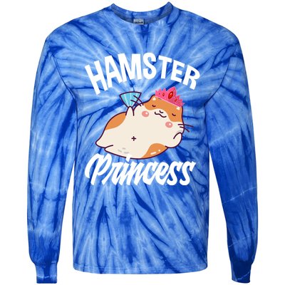 Hamster Princess Funny Hamster Lover Gift Tie-Dye Long Sleeve Shirt