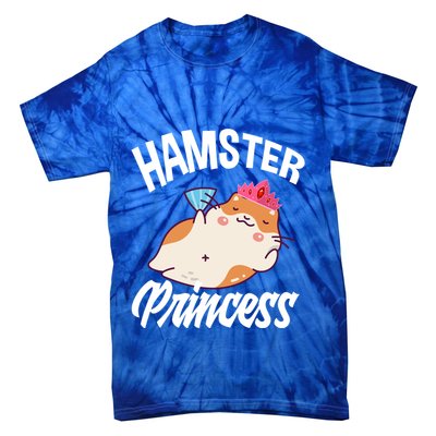 Hamster Princess Funny Hamster Lover Gift Tie-Dye T-Shirt